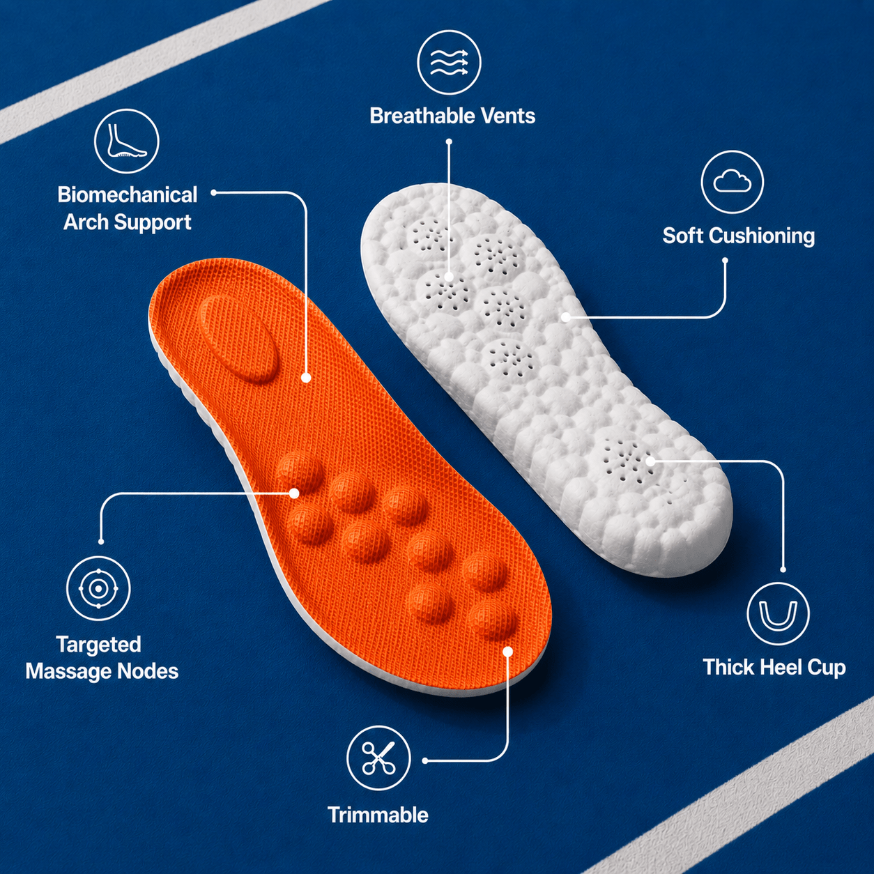 TheRelif Pickleball Insoles - TheRelif